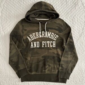 Vintage Y2K Abercrombie & Fitch Camo Hoodie Sweatshirt Women’s XS